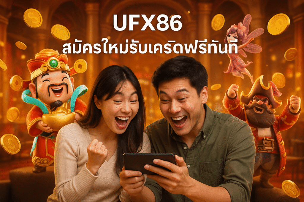 UFX86 สมัครใหม่รับเครดิตฟรีทันที