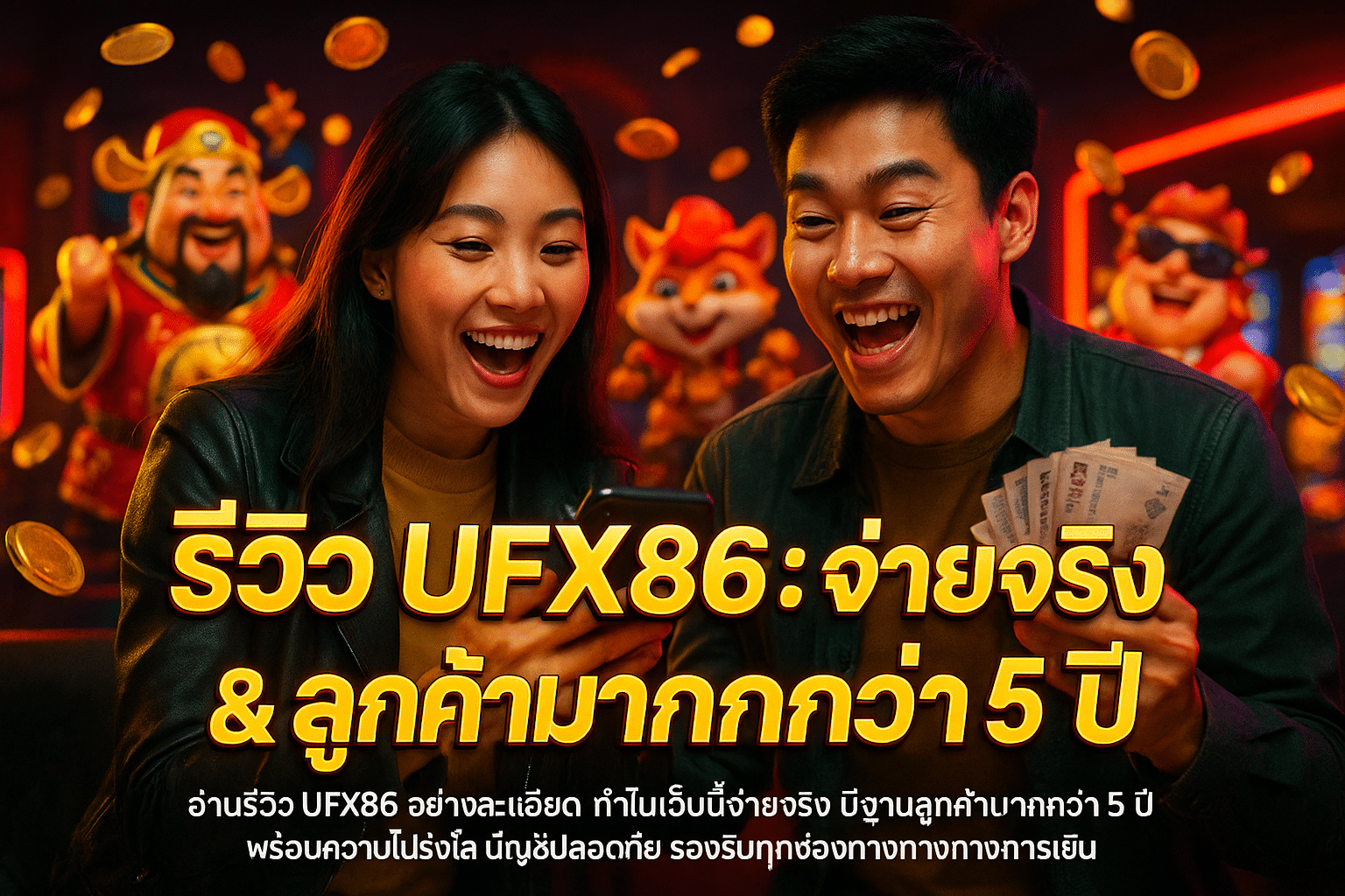 รีวิว UFX86 : จ่ายจริง & ลูกค้ามากกว่า 5 ปี